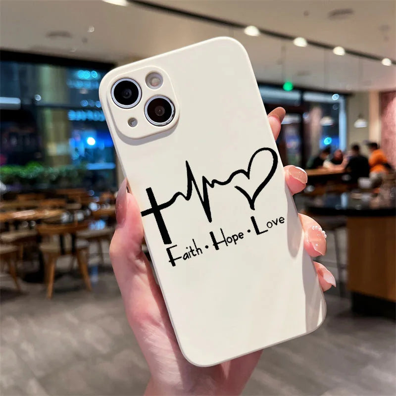 Faith • Hope • Love - iPhone Case