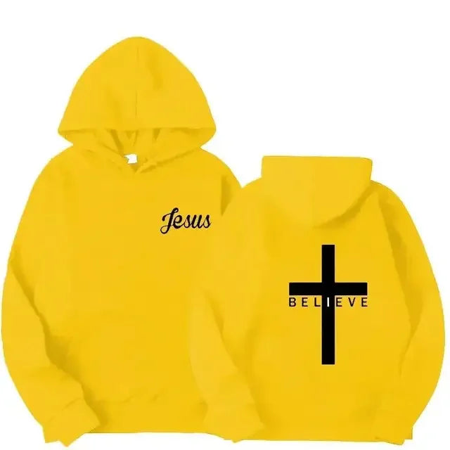 Jesus Believe Hoodie – Faithful Comfort