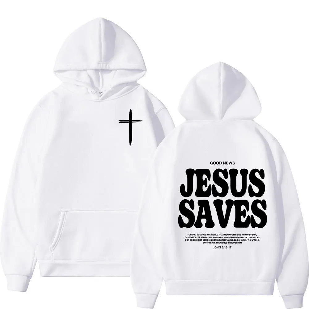 Jesus Saves John 3:16 Unisex Hoodie