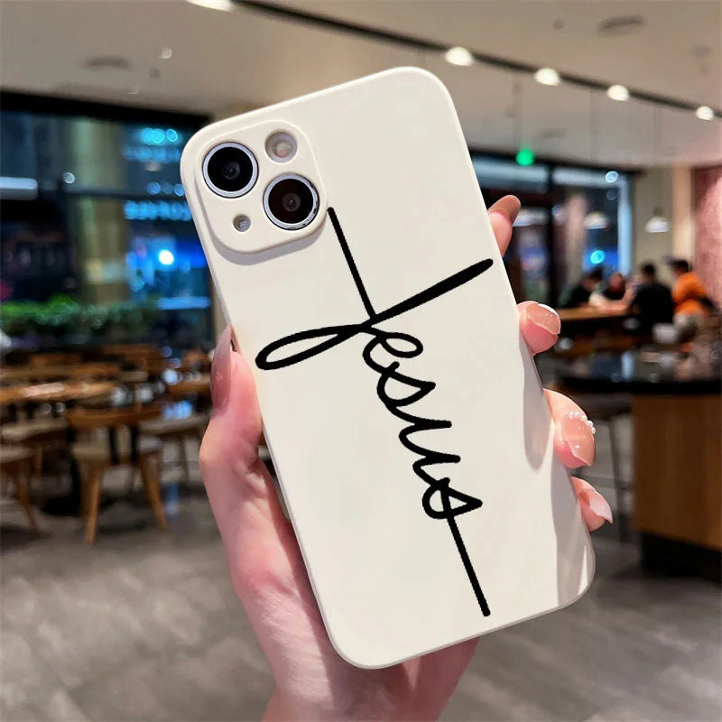 Offwhite Jesus Cross iPhone Case