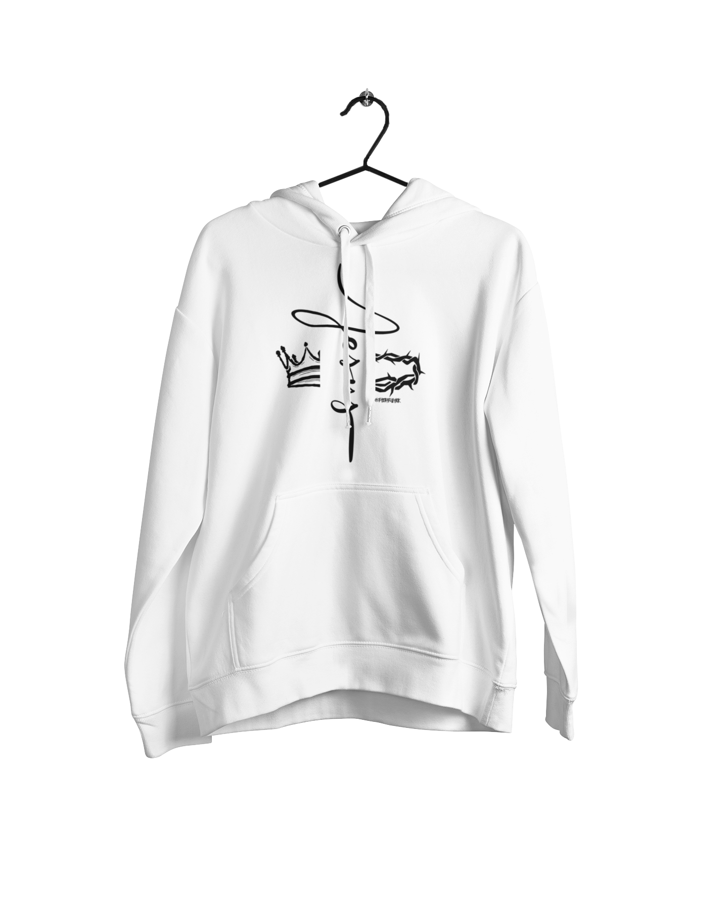 Jesus Crown Hoodie – Faithful Comfort