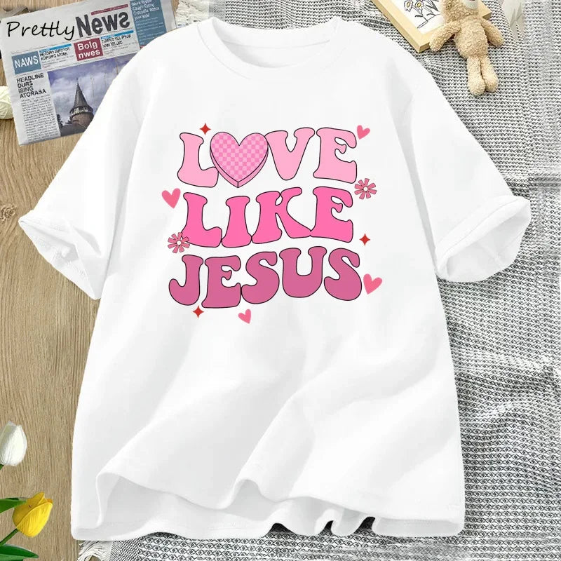 Love Like Jesus T-Shirt – Faith & Kindness