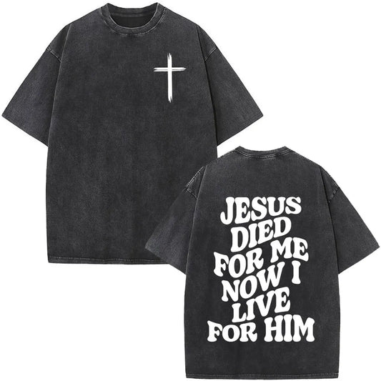 Live For Him Cross T-Shirt