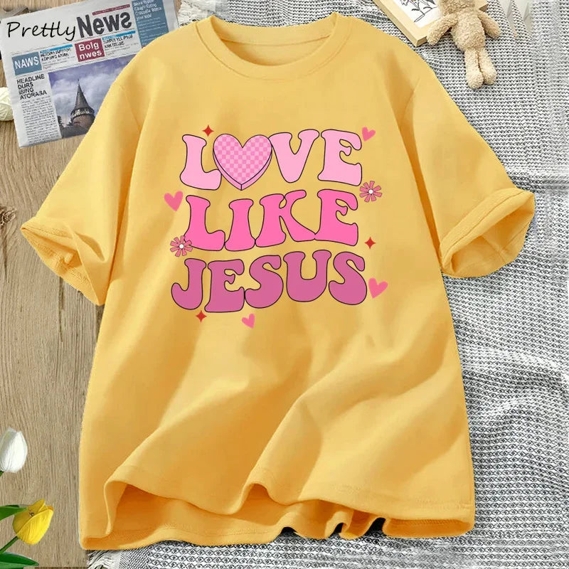 Love Like Jesus T-Shirt – Faith & Kindness