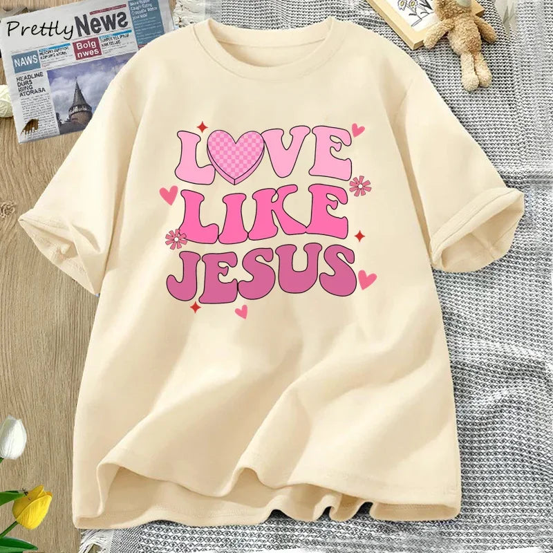 Love Like Jesus T-Shirt – Faith & Kindness