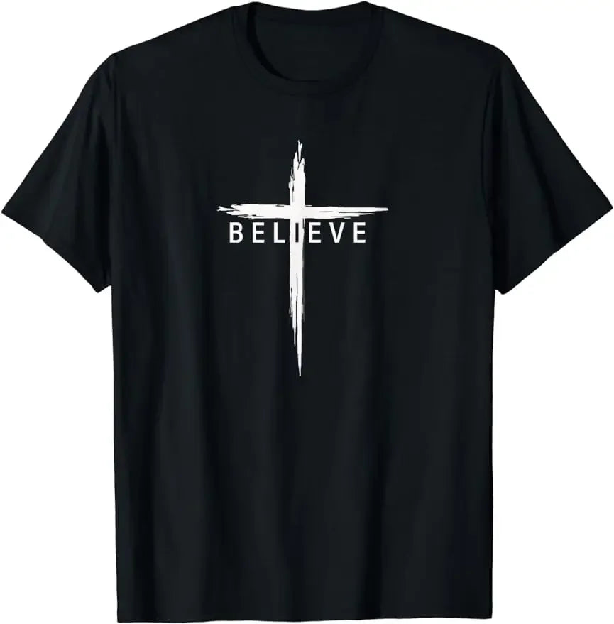 Believe T-Shirt – Cross Design