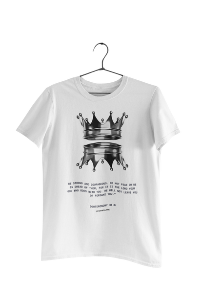 Courage & Faith T-Shirt – Deuteronomy 31:6